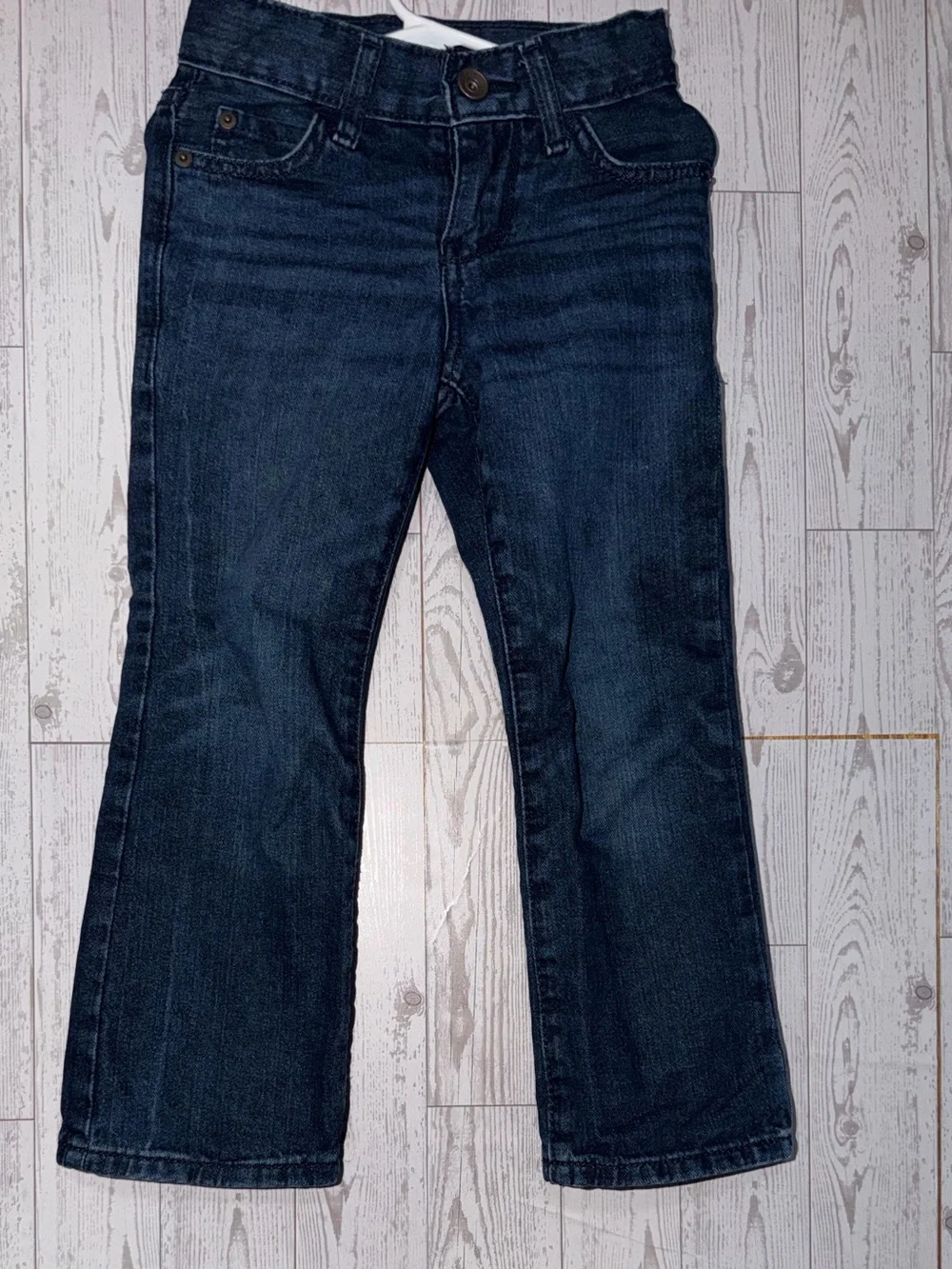 The Children's Place Dark Blue Kids Boot Cut Semi-Évasé Jeans